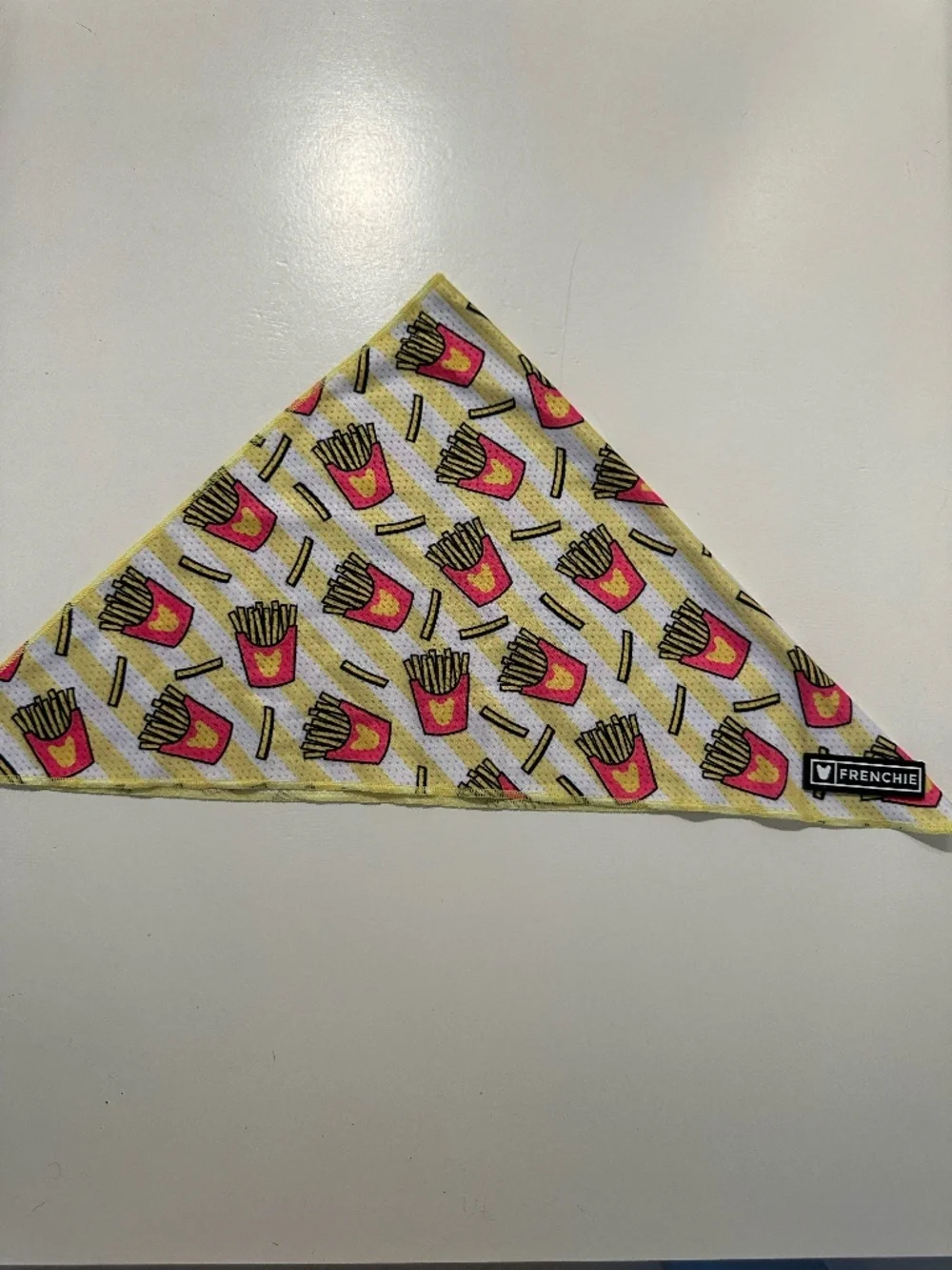 Frenchie Bulldog Cooling Bandana - Frenchie Fries Print